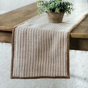 Natural Jute Braided Table Runner 13 X 90 Inches Reversible Kirklands